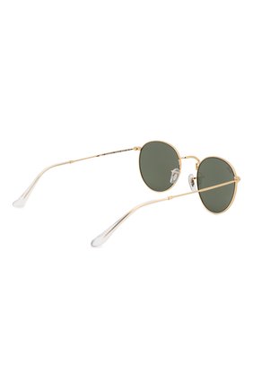 Женские солнцезащитные очки RAY-BAN золотого цвета по цене 10700 руб., арт. 3447-919631 | Фото 5 Женские солнцезащитные очки RAY-BAN золотого цвета, арт. 3447-919631 | Фото 5