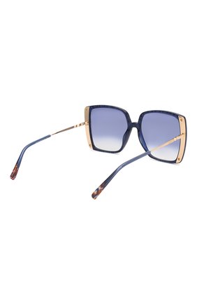 Женские солнцезащитные очки MISSONI синего цвета по цене 17600 руб., арт. MIS0002 S6F | Фото 4 Женские солнцезащитные очки MISSONI синего цвета, арт. MIS0002 S6F | Фото 4