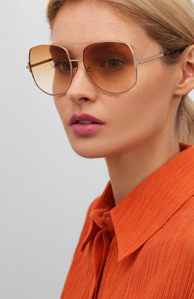 Мужские солнцезащитные очки TOM FORD золотого цвета по цене 28800 руб., арт. TF783 28F | Фото 2 Мужские солнцезащитные очки TOM FORD золотого цвета, арт. TF783 28F | Фото 2
