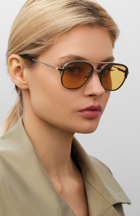 Женские солнцезащитные очки DITA желтого цвета по цене 117500 руб., арт. RIKT0N-TYPE 402/01 | Фото 2 Женские солнцезащитные очки DITA желтого цвета, арт. RIKT0N-TYPE 402/01 | Фото 2