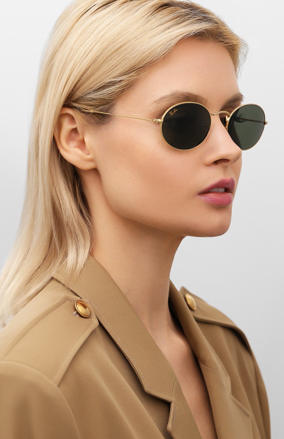 Женские солнцезащитные очки RAY-BAN золотого цвета по цене 11700 руб., арт. 3547-919631 | Фото 2 Женские солнцезащитные очки RAY-BAN золотого цвета, арт. 3547-919631 | Фото 2