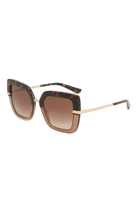 Женские солнцезащитные очки DOLCE & GABBANA коричневого цвета по цене 21200 руб., арт. 4373-325613 | Фото 1 Женские солнцезащитные очки DOLCE & GABBANA коричневого цвета, арт. 4373-325613 | Фото 1