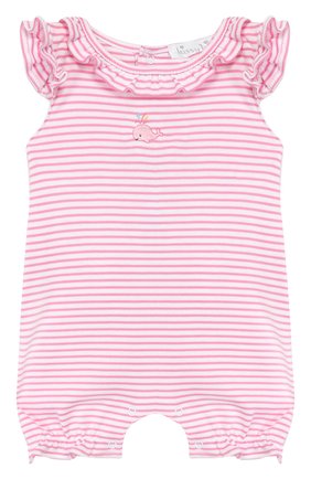Детское хлопковый комбинезон KISSY KISSY розового цвета по цене 3995 руб., арт. KGR03547I | Фото 1 Детское хлопковый комбинезон KISSY KISSY розового цвета, арт. KGR03547I | Фото 1