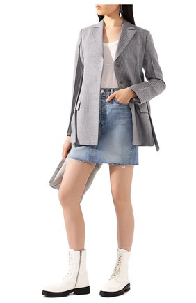 Женская хлопковая футболка STELLA MCCARTNEY белого цвета по цене 21300 руб., арт. 600780/SNW94 | Фото 2 Женская хлопковая футболка STELLA MCCARTNEY белого цвета, арт. 600780/SNW94 | Фото 2