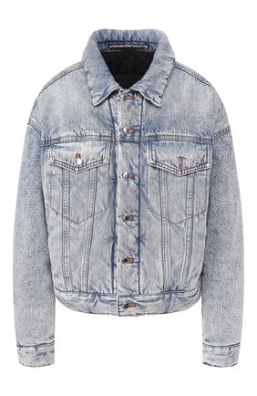Женская джинсовая куртка DENIM X ALEXANDER WANG голубого цвета по цене 49950 руб., арт. 4DC1202639 | Фото 1 Женская джинсовая куртка DENIM X ALEXANDER WANG голубого цвета, арт. 4DC1202639 | Фото 1