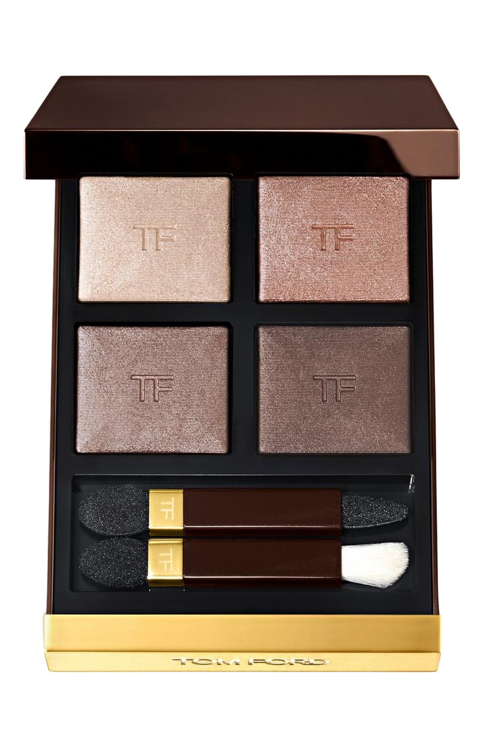 Женские тени для век eye color quad, оттенок nude dip TOM FORD бесцветного цвета, арт. T1EL-03 | Фото 1