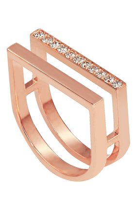 Женские кольцо JACOB & CO бесцветного цвета, арт. 91739355 | Фото 1 (Материал сплава: Розовое золото; Драгоценные камни: Бриллианты)