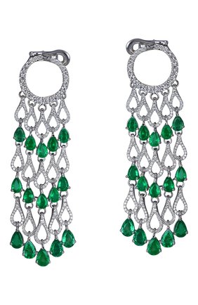 Женские серьги JACOB & CO белого золота цвета по цене 5593200 руб., арт. 91841327 | Фото 1 Женские серьги JACOB & CO белого золота цвета, арт. 91841327 | Фото 1