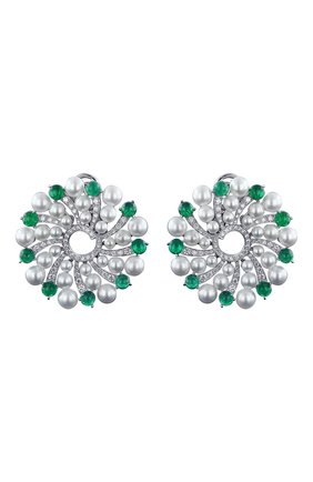 Женские серьги JACOB & CO белого золота цвета по цене 2275200 руб., арт. 91944024 | Фото 1 Женские серьги JACOB & CO белого золота цвета, арт. 91944024 | Фото 1