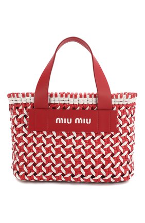 Женская сумка-шопер MIU MIU разноцветного цвета по цене 79000 руб., арт. 5BA077-2D3N-F0976-OIO | Фото 1 Женская сумка-шопер MIU MIU разноцветного цвета, арт. 5BA077-2D3N-F0976-OIO | Фото 1