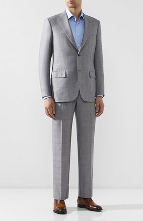 Мужские кожаные оксфорды KITON коричневого цвета по цене 197500 руб., арт. USSCARAN00101 | Фото 2 Мужские кожаные оксфорды KITON коричневого цвета, арт. USSCARAN00101 | Фото 2
