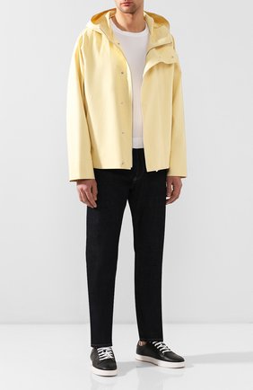Мужская хлопковая куртка JACQUEMUS желтого цвета по цене 72200 руб., арт. 205BL02/16220 | Фото 2 Мужская хлопковая куртка JACQUEMUS желтого цвета, арт. 205BL02/16220 | Фото 2 (Материал внешний: Хлопок; Мужское Кросс-КТ: Верхняя одежда, Куртка-верхняя одежда; Длина (верхняя одежда): Короткие; Рукава: Длинные; Кросс-КТ: Ветровка, Куртка)