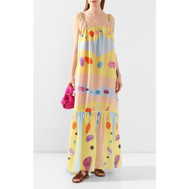 фото Платье из смеси хлопка и шелка lily franco