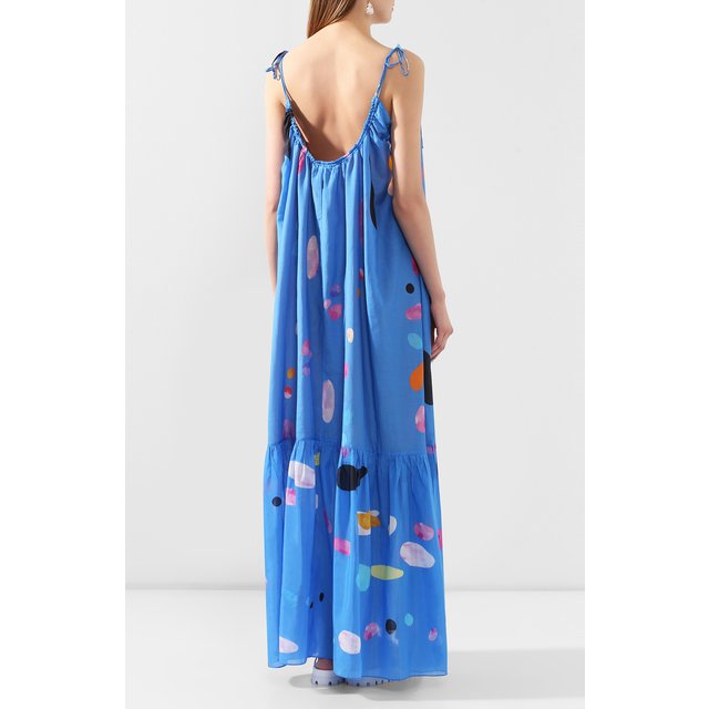 фото Платье из смеси хлопка и шелка lily franco