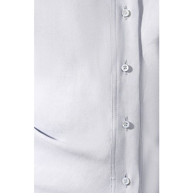 фото Платье из смеси льна и вискозы off-white