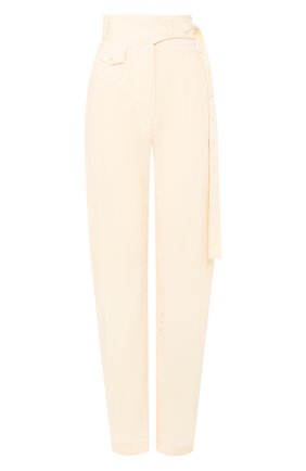 Женские брюки LOW CLASSIC светло-бежевого цвета по цене 27850 руб., арт. L0W20SS_PT15CR | Фото 1 Женские брюки LOW CLASSIC светло-бежевого цвета, арт. L0W20SS_PT15CR | Фото 1