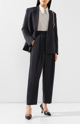Женский жакет LOW CLASSIC серого цвета по цене 35400 руб., арт. L0W20SS_JK05BG | Фото 2 Женский жакет LOW CLASSIC серого цвета, арт. L0W20SS_JK05BG | Фото 2