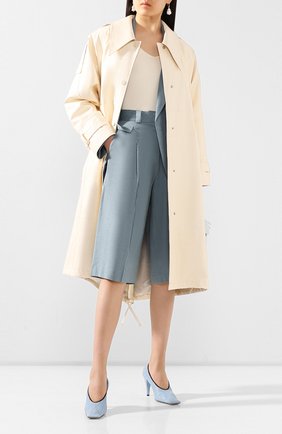 Женский тренч LOW CLASSIC белого цвета по цене 46500 руб., арт. L0W20SS_CT02IV | Фото 2 Женский тренч LOW CLASSIC белого цвета, арт. L0W20SS_CT02IV | Фото 2