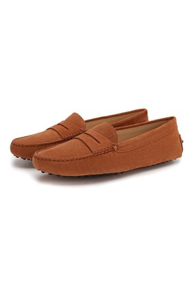 Женские замшевые мокасины gommini TOD’S коричневого цвета по цене 276000 тенге, арт. XXW00G00010RE0 | Фото 1 Женские замшевые мокасины gommini TOD’S коричневого цвета, арт. XXW00G00010RE0 | Фото 1 (Материал внутренний: Натуральная кожа; Подошва: Платформа; Материал внешний: Замша, Кожа)
