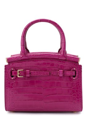 Женская сумка rl 50 из кожи аллигатора RALPH LAUREN фуксия цвета по цене 995000 руб., арт. 435769101/AMIS | Фото 1 Женская сумка rl 50 из кожи аллигатора RALPH LAUREN фуксия цвета, арт. 435769101/AMIS | Фото 1