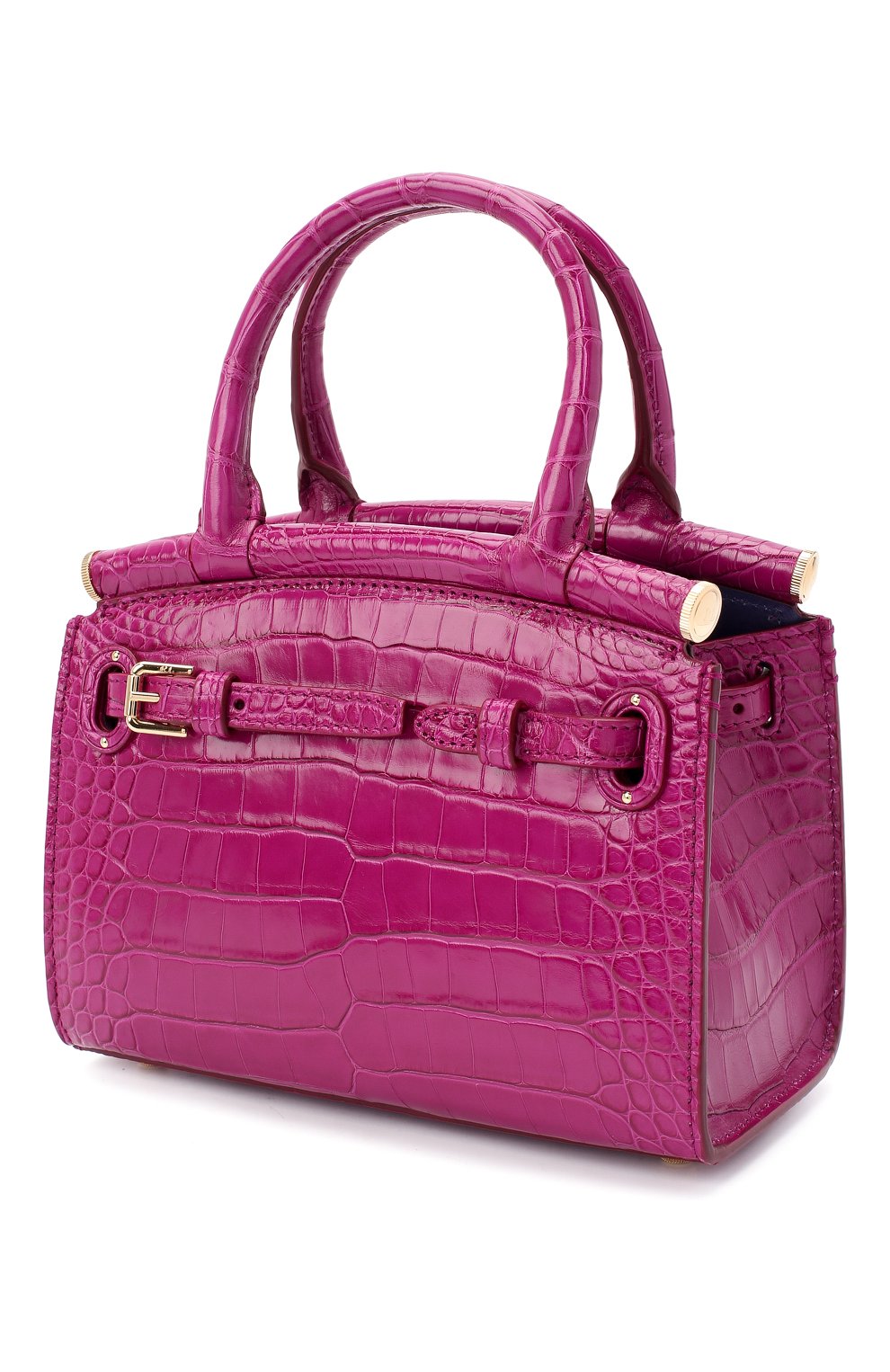 Женская фуксия сумка rl50 mini из кожи аллигатора RALPH LAUREN купить в ...