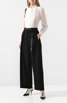 Женские кожаные туфли GIORGIO ARMANI разноцветного цвета по цене 52400 руб., арт. X1C200/XM401 | Фото 2 Женские кожаные туфли GIORGIO ARMANI разноцветного цвета, арт. X1C200/XM401 | Фото 2