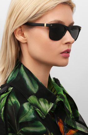 Женские солнцезащитные очки DOLCE & GABBANA черного цвета по цене 14800 руб., арт. 6139-252587 | Фото 2 Женские солнцезащитные очки DOLCE & GABBANA черного цвета, арт. 6139-252587 | Фото 2
