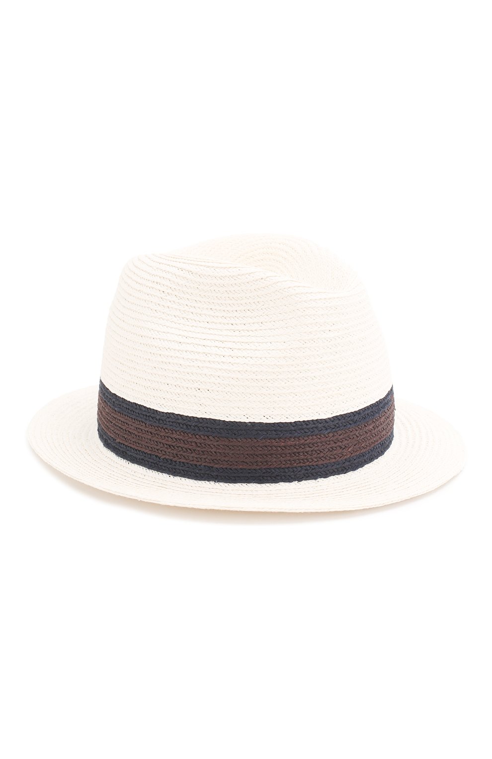 Мужская шляпа fedora ERMENEGILDO ZEGNA белого цвета, арт. Z7I21/B7Q | Фото 1