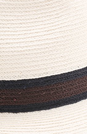 Мужская шляпа fedora ERMENEGILDO ZEGNA белого цвета по цене 33500 руб., арт. Z7I21/B7Q | Фото 3 Мужская шляпа fedora ERMENEGILDO ZEGNA белого цвета, арт. Z7I21/B7Q | Фото 3