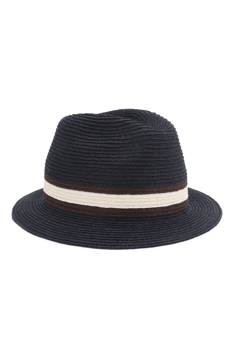 Мужская шляпа fedora ERMENEGILDO ZEGNA синего цвета, арт. Z7I21/B7Q | Фото 1