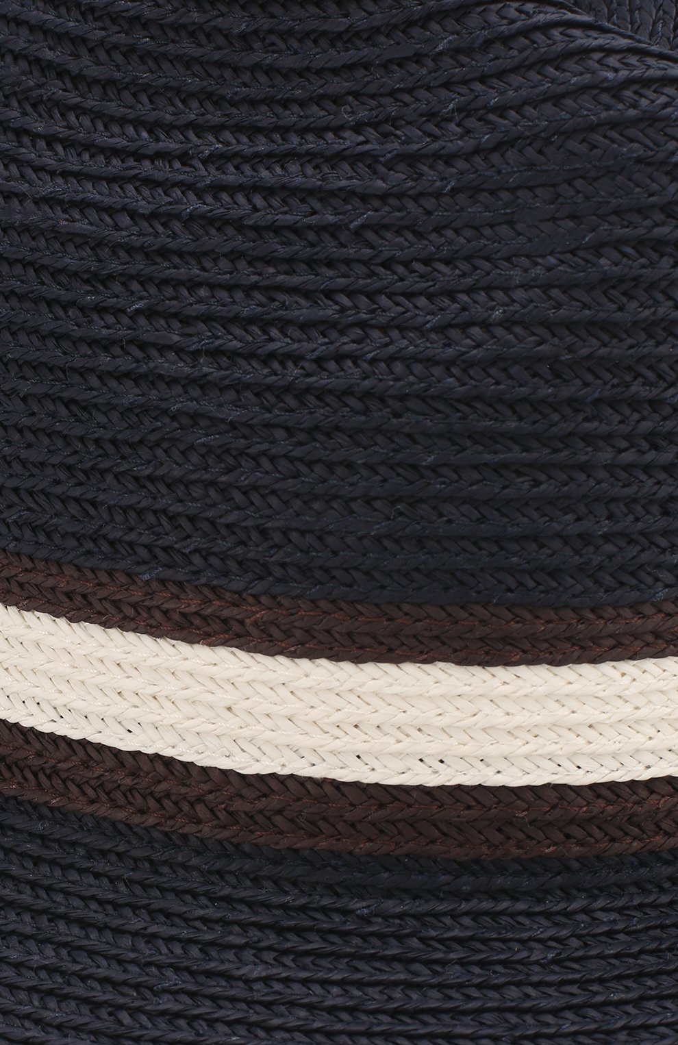 Мужская шляпа fedora ERMENEGILDO ZEGNA синего цвета, арт. Z7I21/B7Q | Фото 3 (Материал: Текстиль, Растительное волокно)