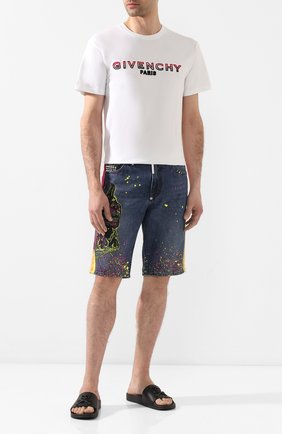 Мужские кожаные шлепанцы PHILIPP PLEIN черного цвета по цене 36240 руб., арт. P20S MSG0031 PLE096N | Фото 2 Мужские кожаные шлепанцы PHILIPP PLEIN черного цвета, арт. P20S MSG0031 PLE096N | Фото 2