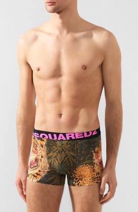 Мужские хлопковые боксеры DSQUARED2 разноцветного цвета по цене 8570 руб., арт. D9LC63080 | Фото 2 Мужские хлопковые боксеры DSQUARED2 разноцветного цвета, арт. D9LC63080 | Фото 2