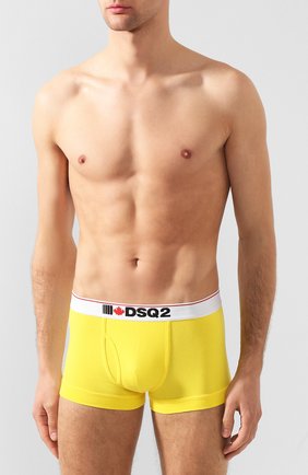 Мужские хлопковые боксеры DSQUARED2 желтого цвета по цене 3995 руб., арт. D9LC92990 | Фото 2 Мужские хлопковые боксеры DSQUARED2 желтого цвета, арт. D9LC92990 | Фото 2