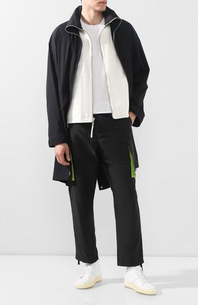 Мужская двусторонняя парка HELMUT LANG черно-белого цвета по цене 142500 руб., арт. J09HM404 | Фото 2 Мужская двусторонняя парка HELMUT LANG черно-белого цвета, арт. J09HM404 | Фото 2