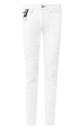 Мужские джинсы PHILIPP PLEIN белого цвета по цене 49830 руб., арт. P20C MDT2088 PDE004N | Фото 1 Мужские джинсы PHILIPP PLEIN белого цвета, арт. P20C MDT2088 PDE004N | Фото 1