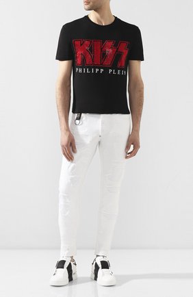 Мужские джинсы PHILIPP PLEIN белого цвета по цене 49830 руб., арт. P20C MDT2088 PDE004N | Фото 2 Мужские джинсы PHILIPP PLEIN белого цвета, арт. P20C MDT2088 PDE004N | Фото 2