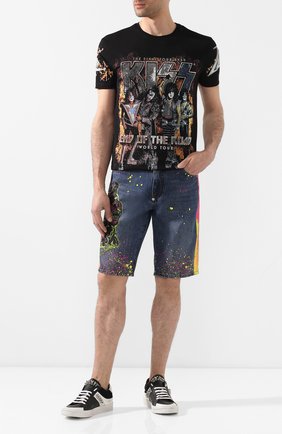 Мужские джинсовые шорты PHILIPP PLEIN голубого цвета по цене 72480 руб., арт. P20C MDT2039 PDE004N | Фото 2 Мужские джинсовые шорты PHILIPP PLEIN голубого цвета, арт. P20C MDT2039 PDE004N | Фото 2