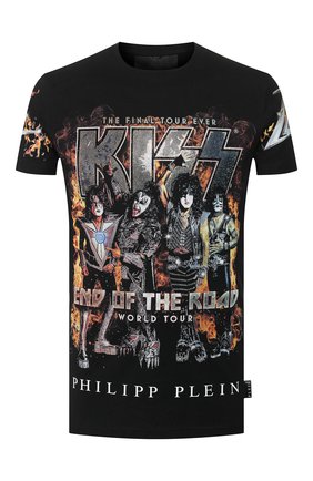 Мужская хлопковая футболка PHILIPP PLEIN черного цвета по цене 67950 руб., арт. P20C MTK4445 PJY002N | Фото 1 Мужская хлопковая футболка PHILIPP PLEIN черного цвета, арт. P20C MTK4445 PJY002N | Фото 1