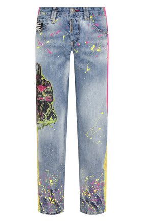 Мужские джинсы PHILIPP PLEIN голубого цвета по цене 77010 руб., арт. P20C MDT2038 PDE004N | Фото 1 Мужские джинсы PHILIPP PLEIN голубого цвета, арт. P20C MDT2038 PDE004N | Фото 1