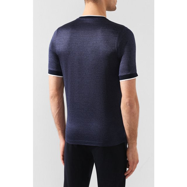 фото Футболка из смеси льна и шелка zilli