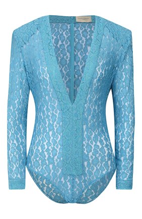Женское боди GIUSEPPE DI MORABITO голубого цвета по цене 29550 руб., арт. SS20087T0-85 | Фото 1 Женское боди GIUSEPPE DI MORABITO голубого цвета, арт. SS20087T0-85 | Фото 1