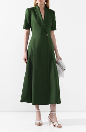 Женское платье из вискозы BRANDON MAXWELL зеленого цвета по цене 166500 руб., арт. DR227SS20 | Фото 2 Женское платье из вискозы BRANDON MAXWELL зеленого цвета, арт. DR227SS20 | Фото 2