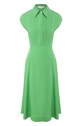 Женское платье из вискозы VICTORIA BECKHAM зеленого цвета по цене 129000 руб., арт. 1220WDR001358A | Фото 1 Женское платье из вискозы VICTORIA BECKHAM зеленого цвета, арт. 1220WDR001358A | Фото 1