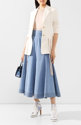 Женские текстильные ботильоны raelyn RALPH LAUREN белого цвета по цене 98150 руб., арт. 800803078 | Фото 2 Женские текстильные ботильоны raelyn RALPH LAUREN белого цвета, арт. 800803078 | Фото 2 (Материал внутренний: Натуральная кожа; Материал внешний: Текстиль; Подошва: Платформа; Каблук тип: Устойчивый; Каблук высота: Высокий)