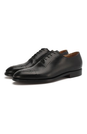 Мужские кожаные оксфорды KITON черного цвета по цене 197500 руб., арт. USSCARAN00101 | Фото 1 Мужские кожаные оксфорды KITON черного цвета, арт. USSCARAN00101 | Фото 1