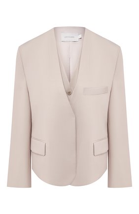 Женский шерстяной жакет LOW CLASSIC светло-бежевого цвета по цене 48400 руб., арт. L0W20SS_JK04LB | Фото 1 Женский шерстяной жакет LOW CLASSIC светло-бежевого цвета, арт. L0W20SS_JK04LB | Фото 1