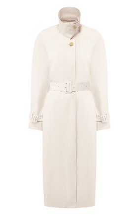 Женский хлопковый плащ LOW CLASSIC бежевого цвета по цене 35400 руб., арт. L0W20SS_CT09BE | Фото 1 Женский хлопковый плащ LOW CLASSIC бежевого цвета, арт. L0W20SS_CT09BE | Фото 1