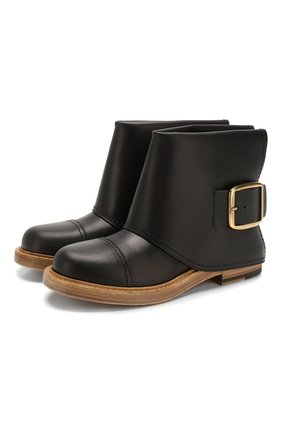 Женские кожаные ботинки ALEXANDER MCQUEEN черного цвета по цене 68000 руб., арт. 621834/WHXZ9 | Фото 1 Женские кожаные ботинки ALEXANDER MCQUEEN черного цвета, арт. 621834/WHXZ9 | Фото 1
