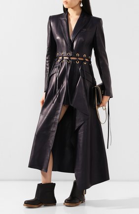 Женские кожаные ботинки ALEXANDER MCQUEEN черного цвета по цене 68000 руб., арт. 621834/WHXZ9 | Фото 2 Женские кожаные ботинки ALEXANDER MCQUEEN черного цвета, арт. 621834/WHXZ9 | Фото 2